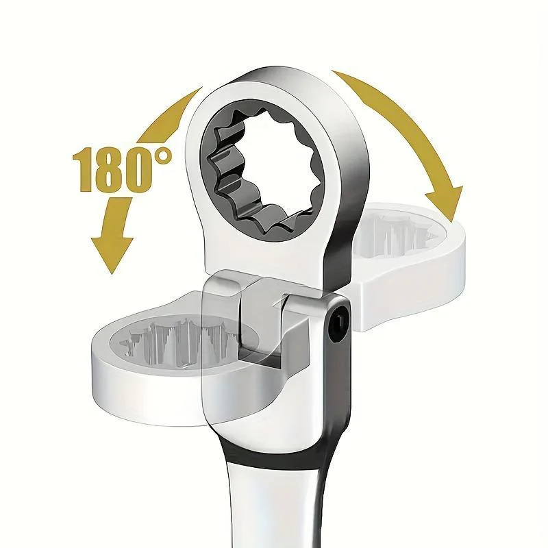 SAKER Flexible Head Ratchet Wrench Set - Image 6
