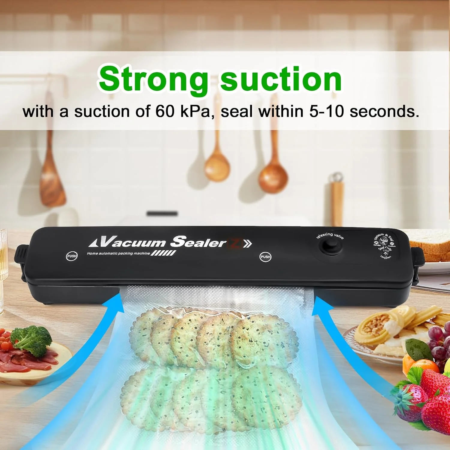 Saker Food Saver Vacuum Sealer Machine - Image 6
