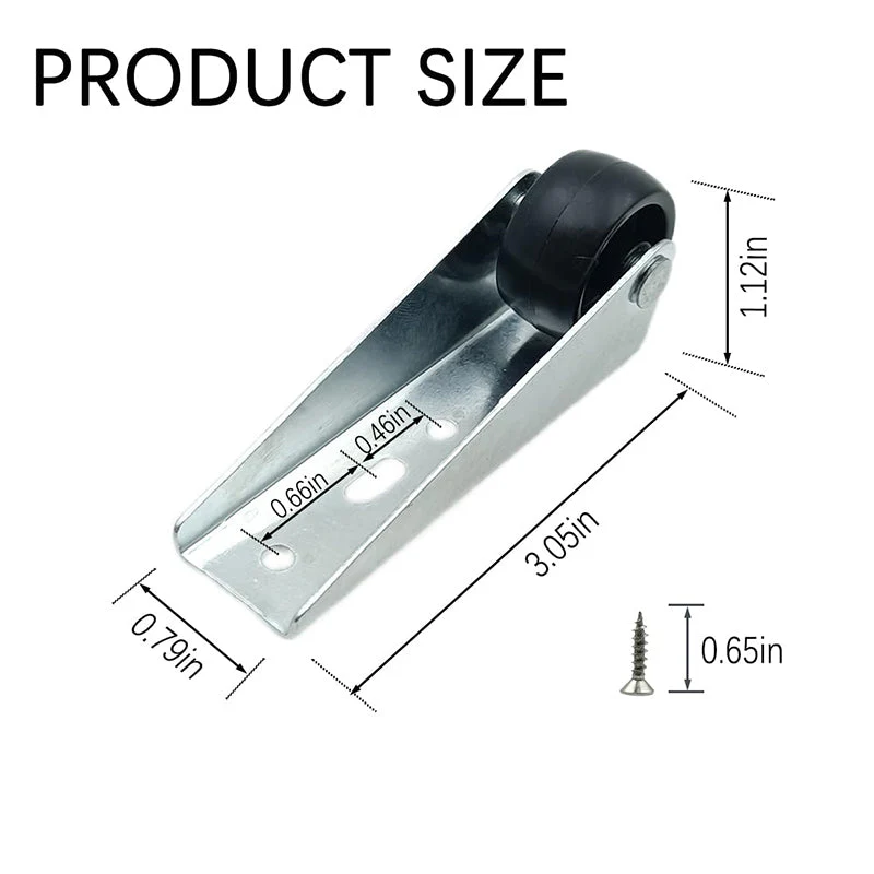 Saker Galvanized Mini Directional Caster