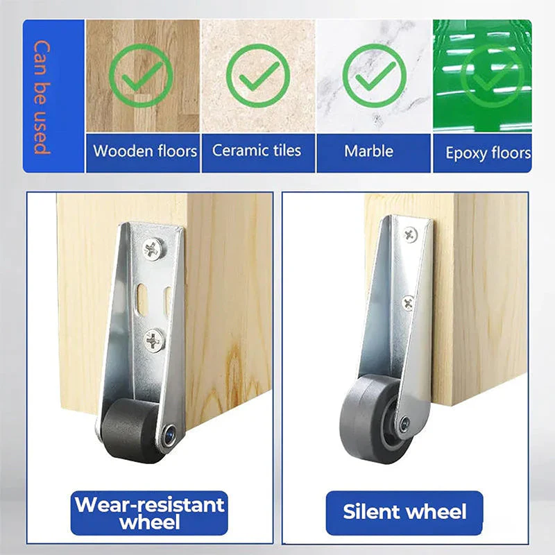 Saker Galvanized Mini Directional Caster - Image 2