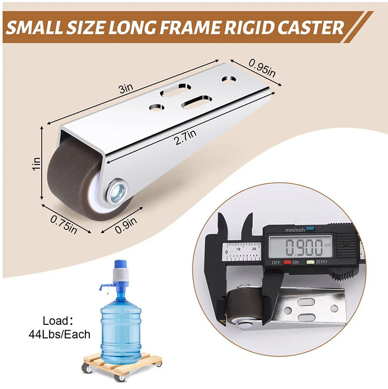 Saker Galvanized Mini Directional Caster - Image 6