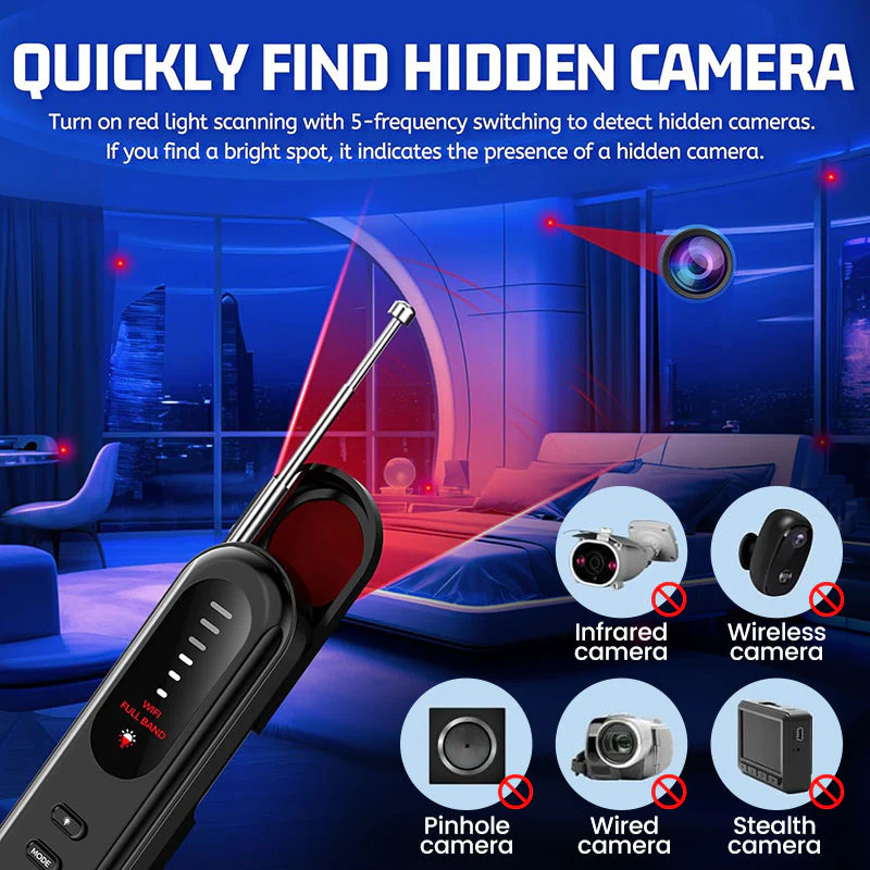 Saker Hidden Camera Detector Spy Finder - Image 6