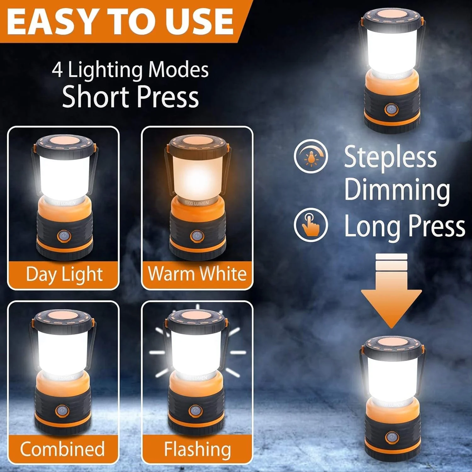 Saker High-Brightness Camping Lantern - Image 3