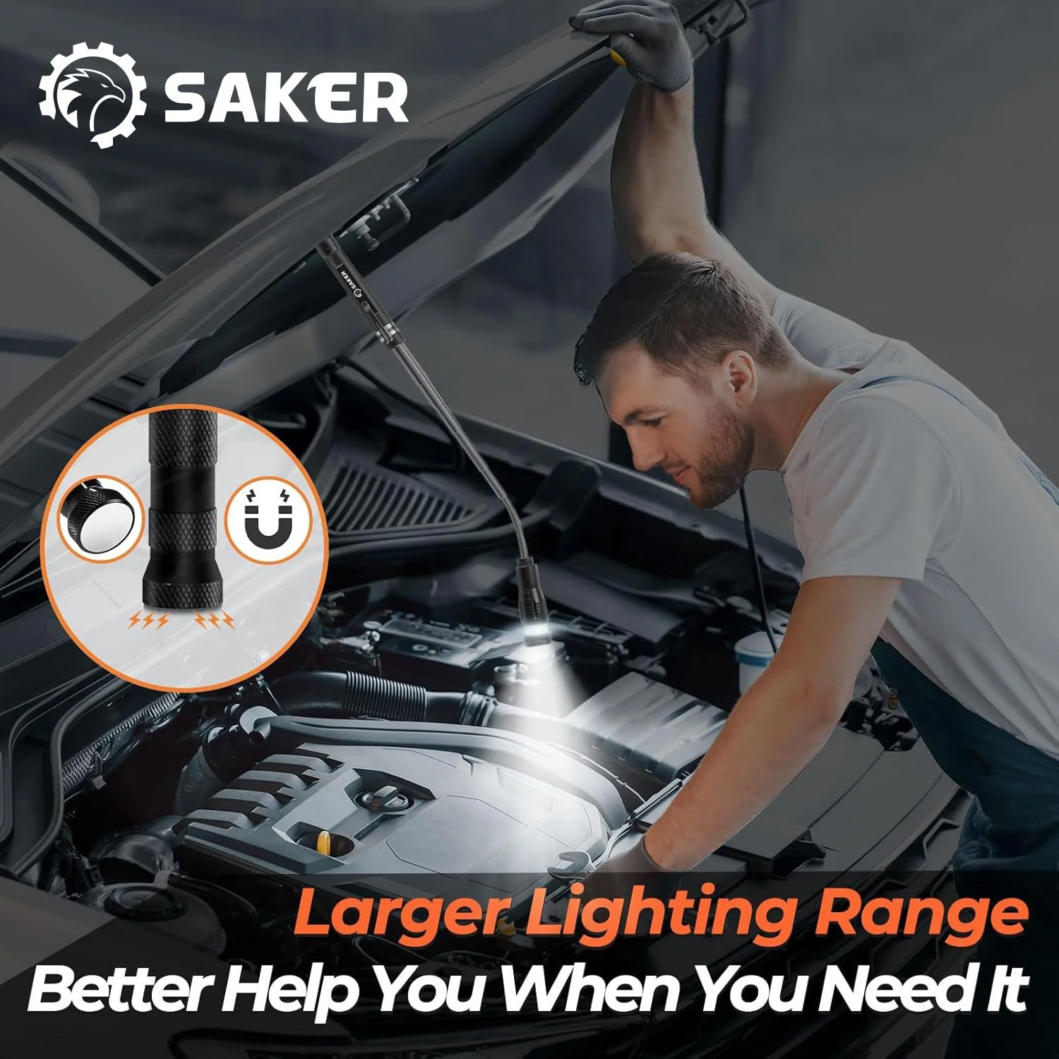 Saker LED Magnetic Pickup Tool - Image 5