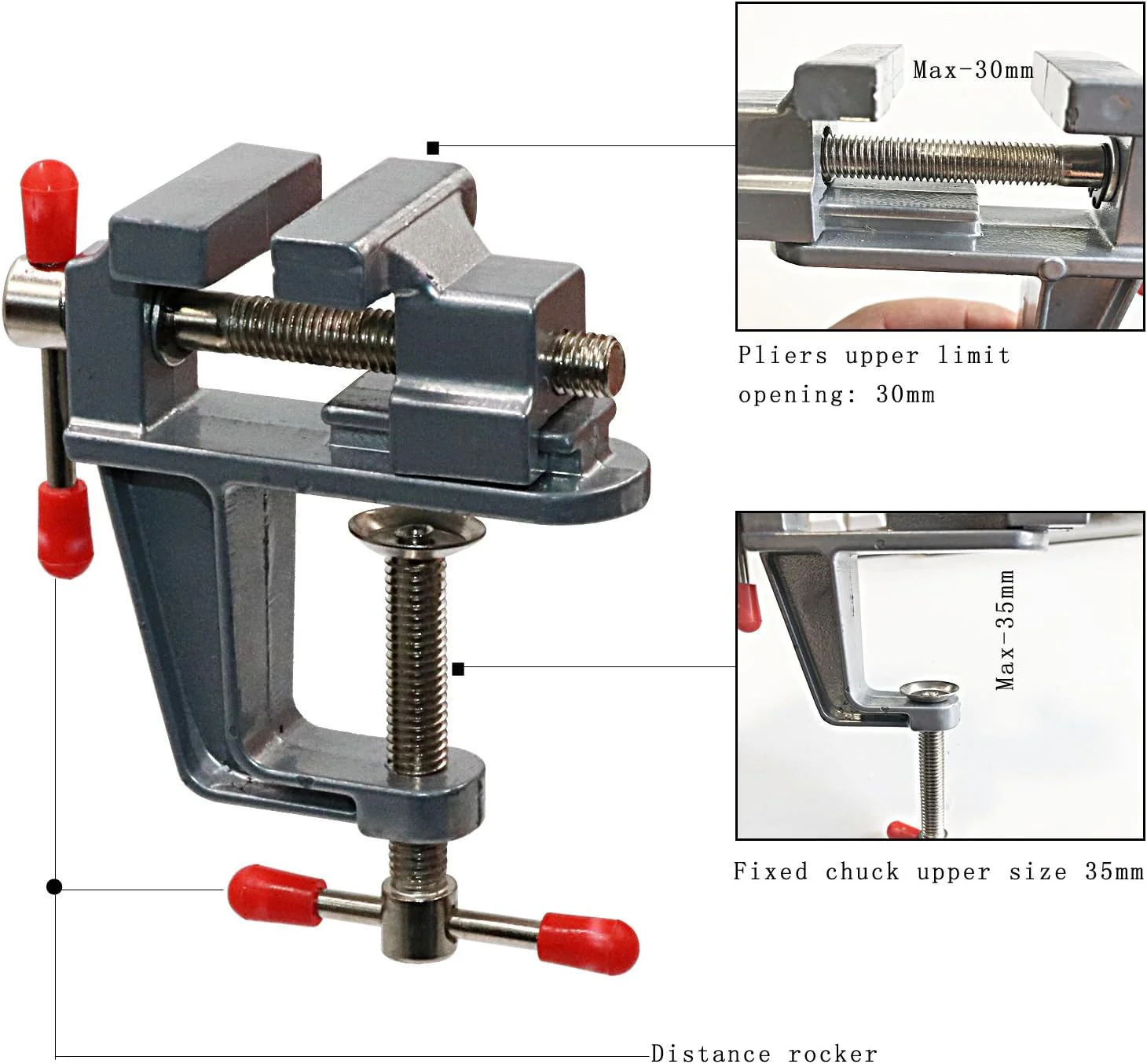 SAKER Light Duty Mini Table Clamp - Image 3