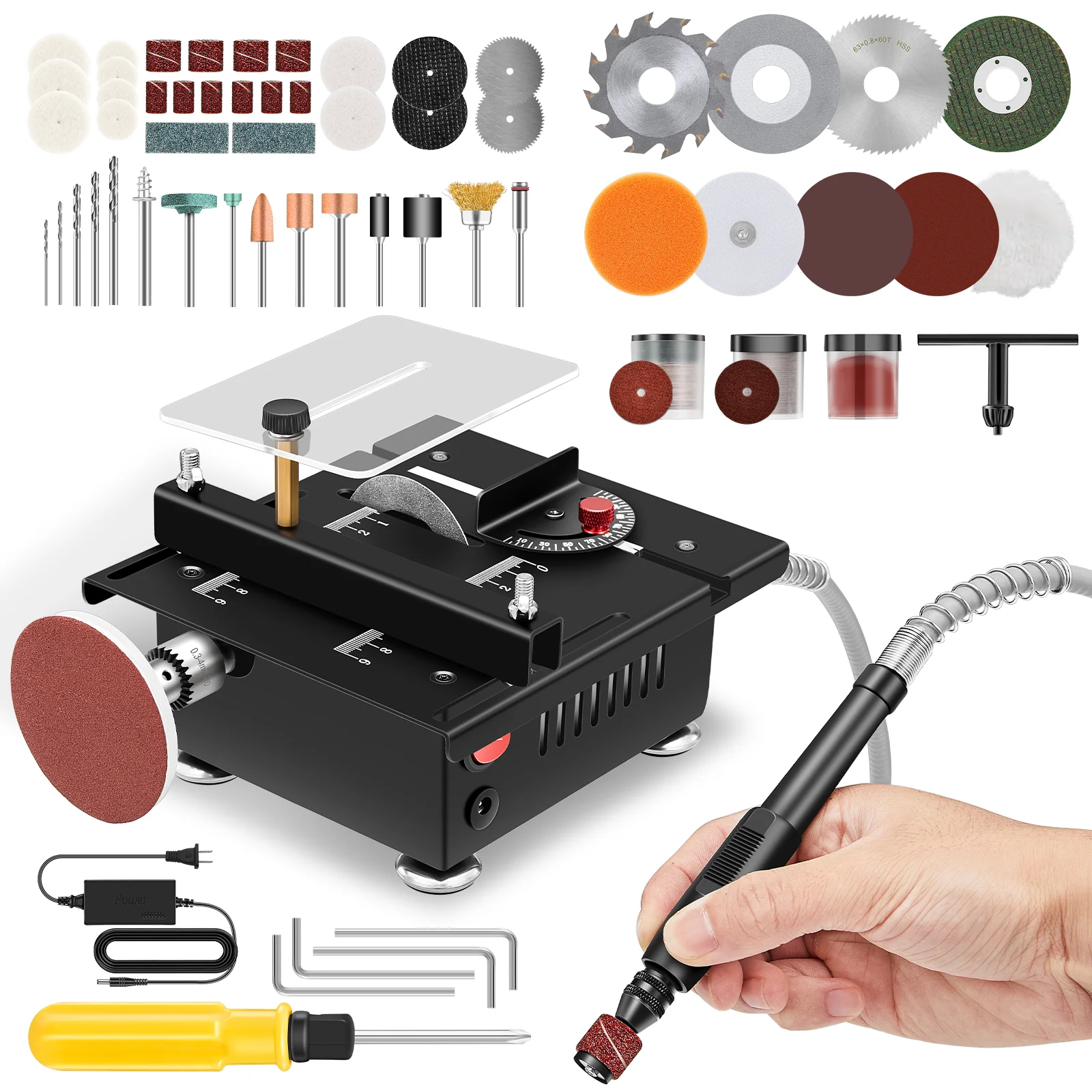 Sakerplus® Mini Multifunctional Table Saw