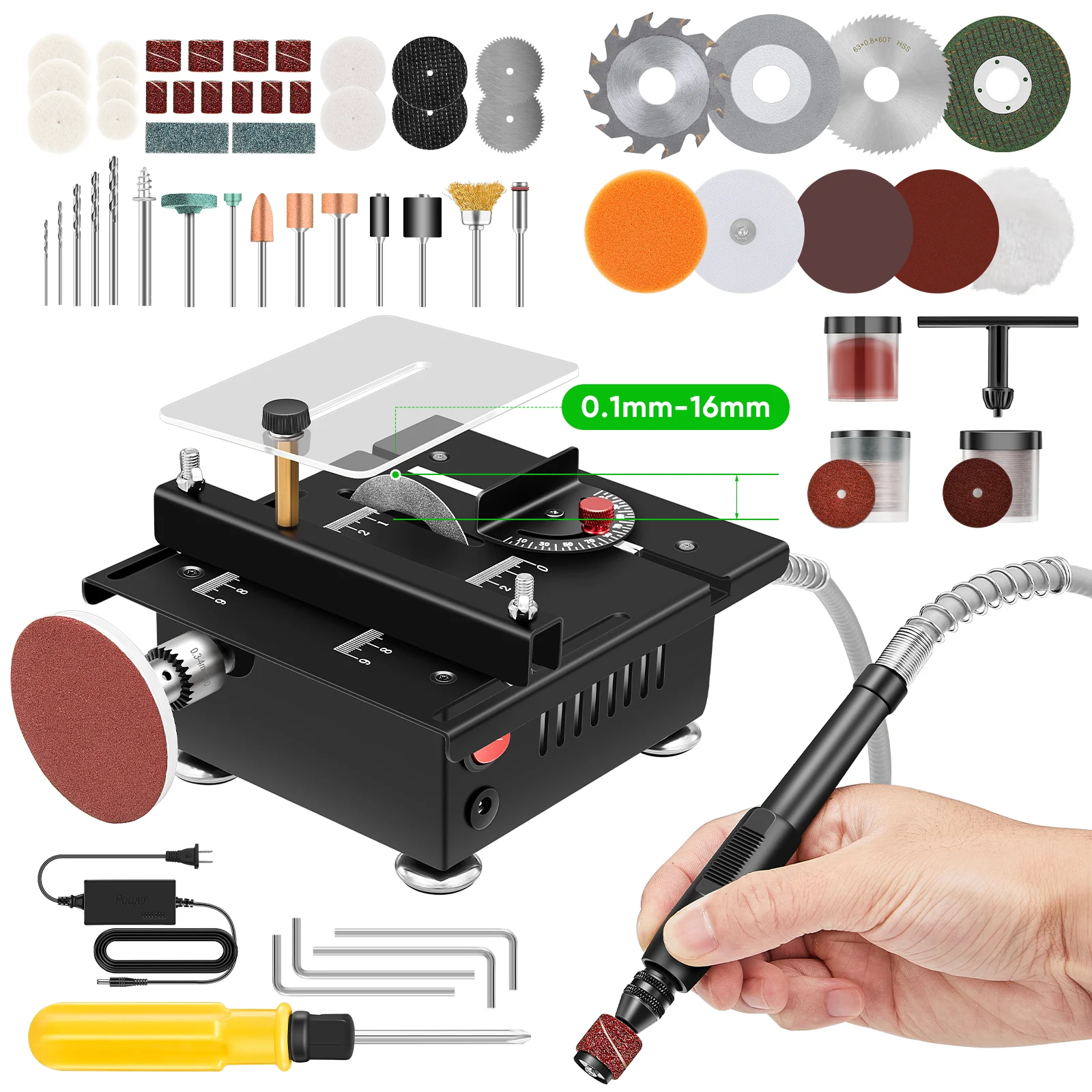Sakerplus® Mini Multifunctional Table Saw - Image 13