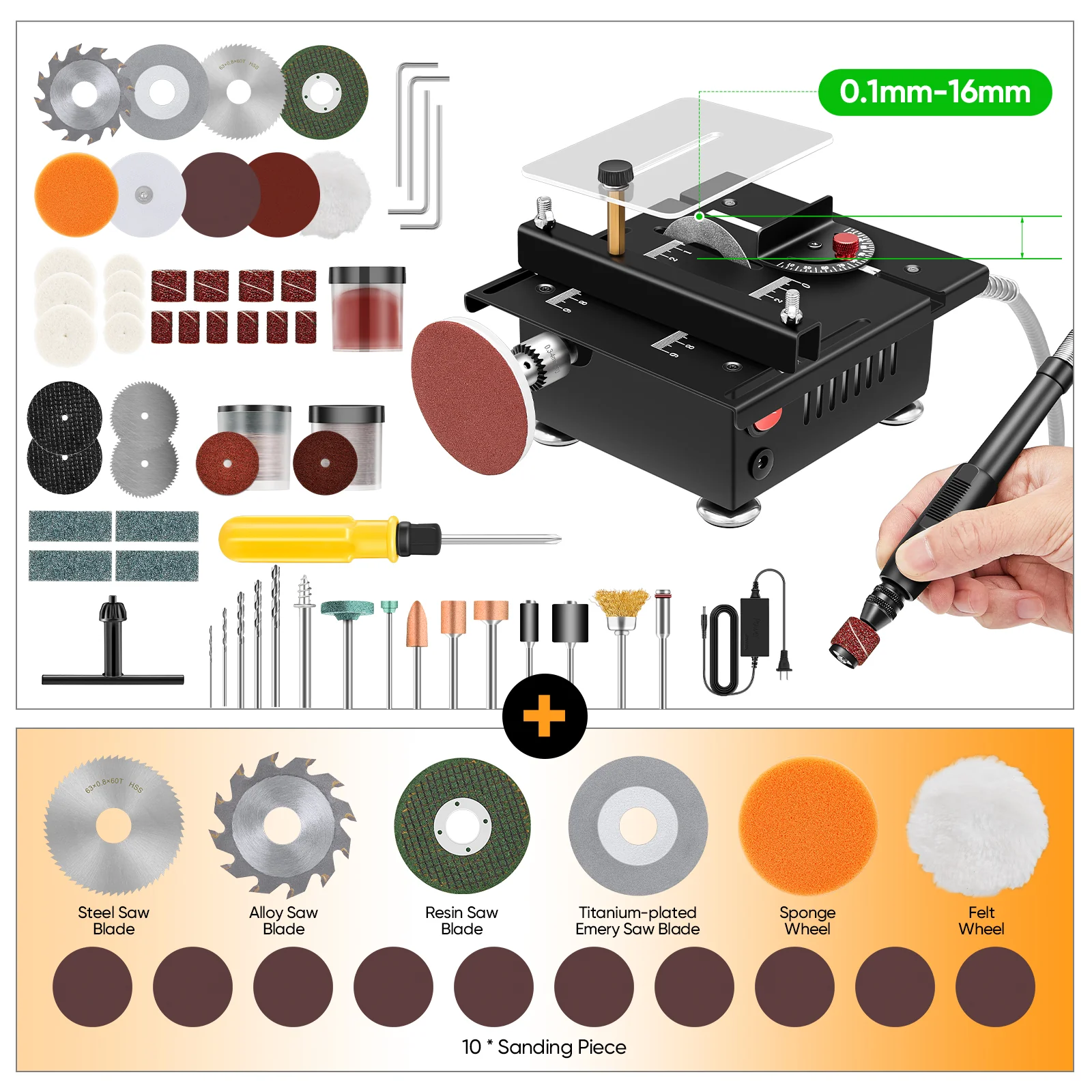 Sakerplus® Mini Multifunctional Table Saw - Image 14