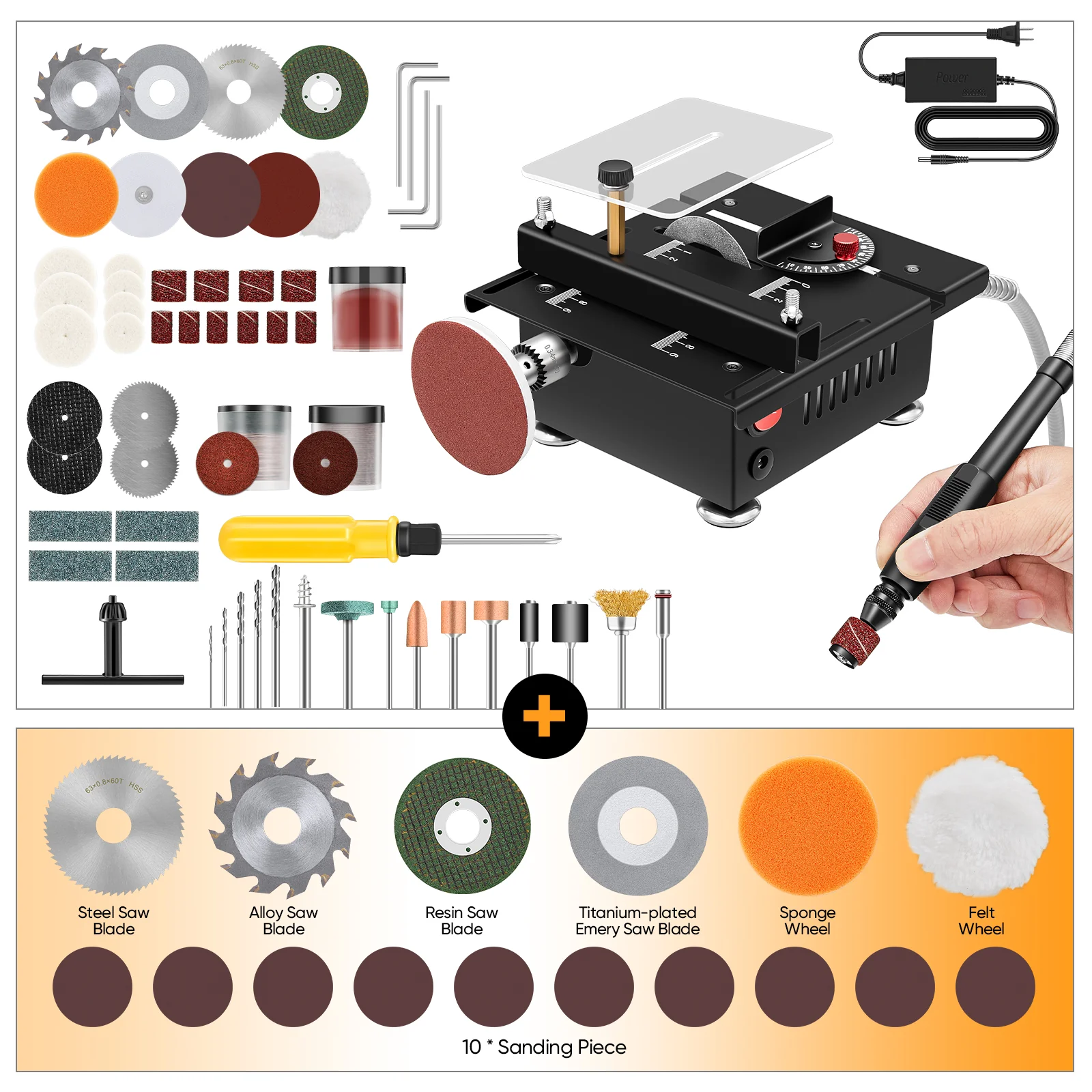 Sakerplus® Mini Multifunctional Table Saw - Image 2