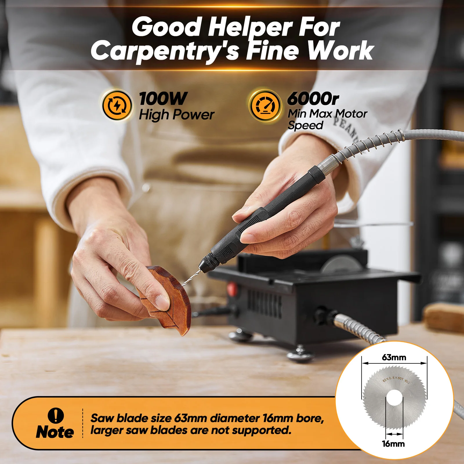 Sakerplus® Mini Multifunctional Table Saw - Image 3
