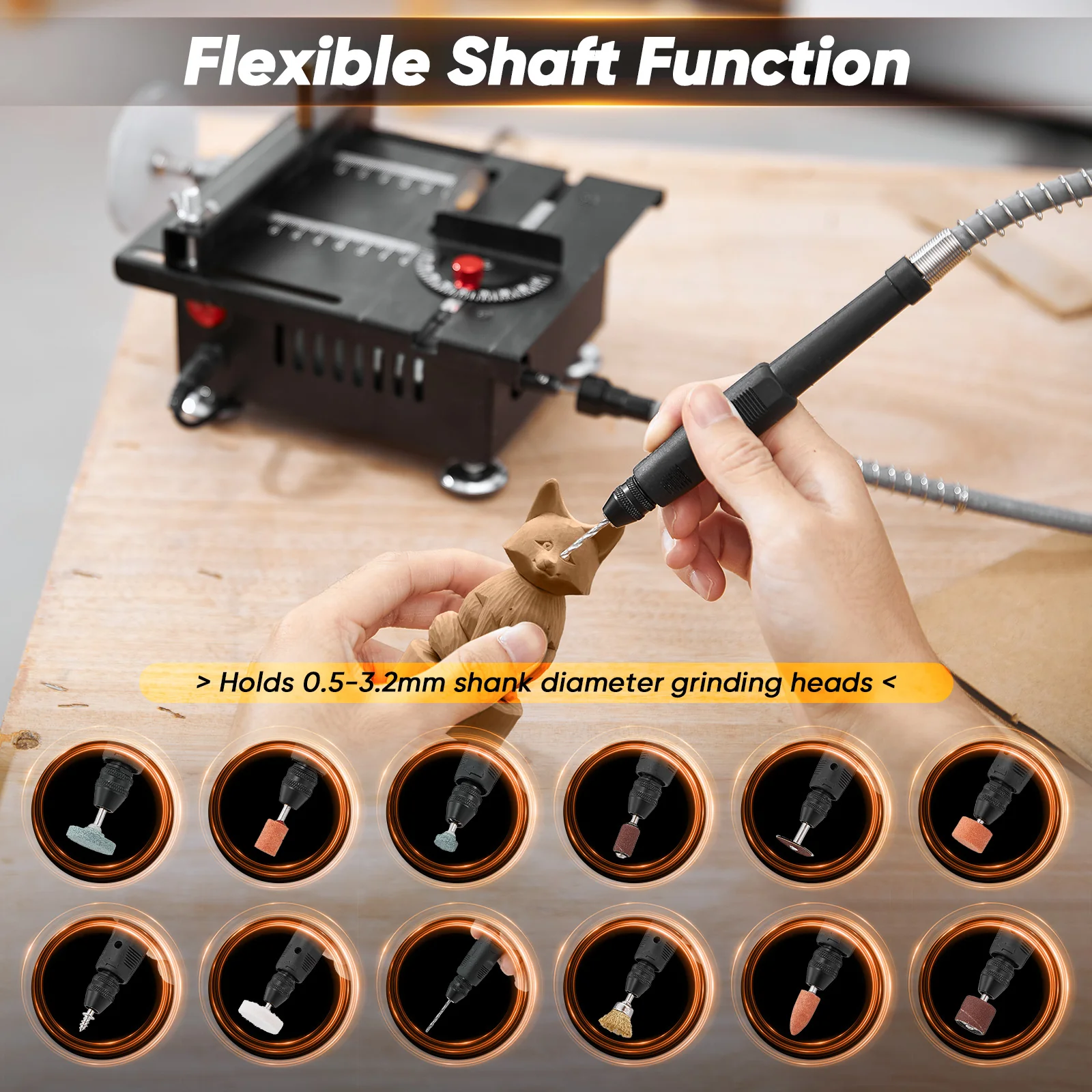 Sakerplus® Mini Multifunctional Table Saw - Image 7