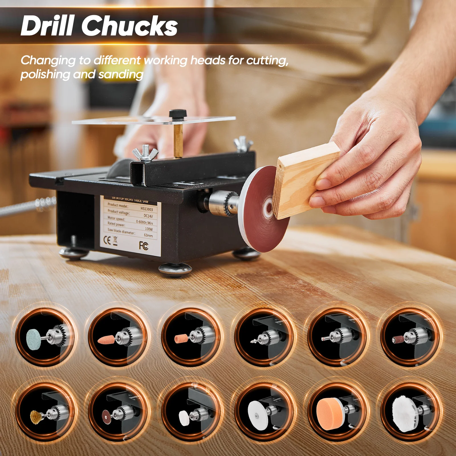 Sakerplus® Mini Multifunctional Table Saw - Image 8