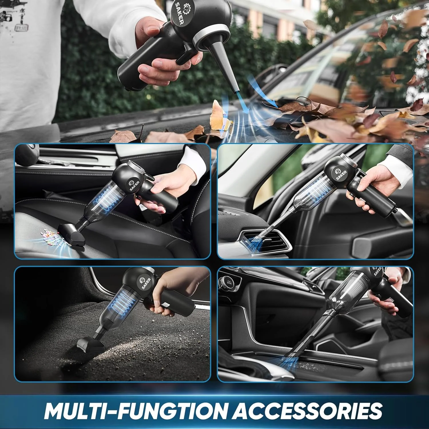 Saker Mini Vacuum Cleaner - Image 5