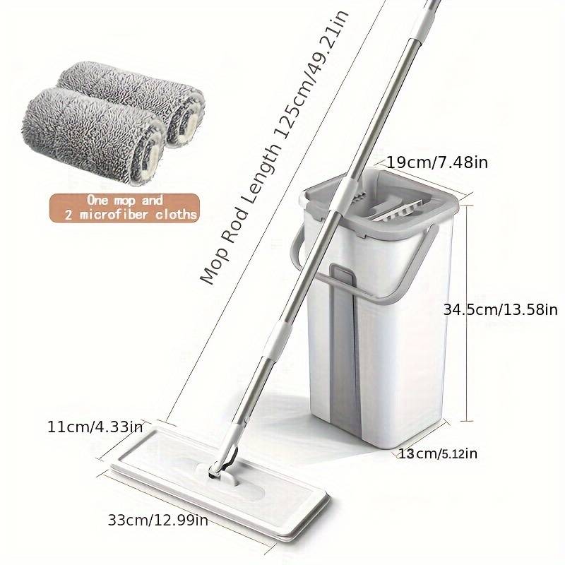 Sakerplus Mop and Bucket with Wringer Set - Image 3