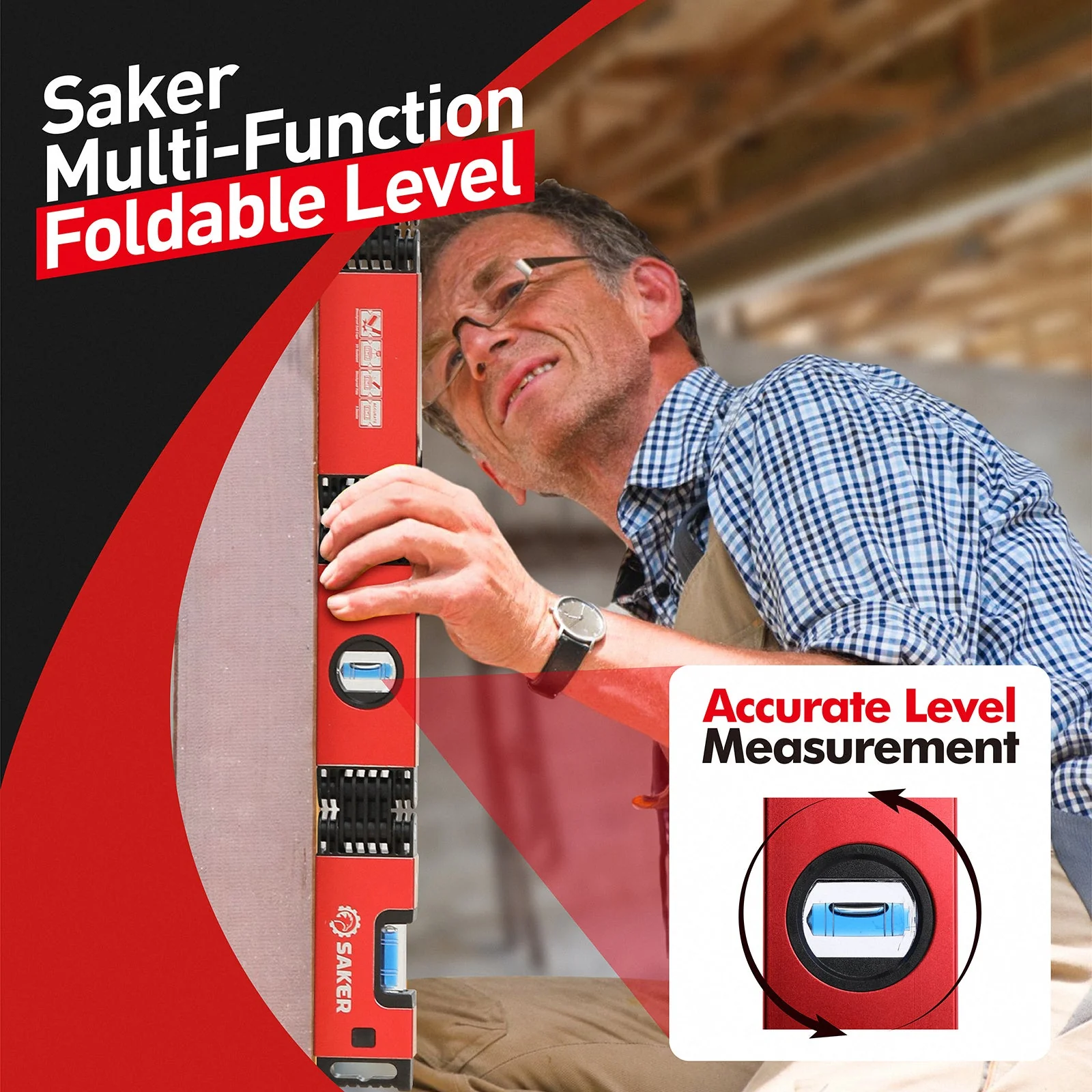 Saker Multi-Function Foldable Level - Image 4