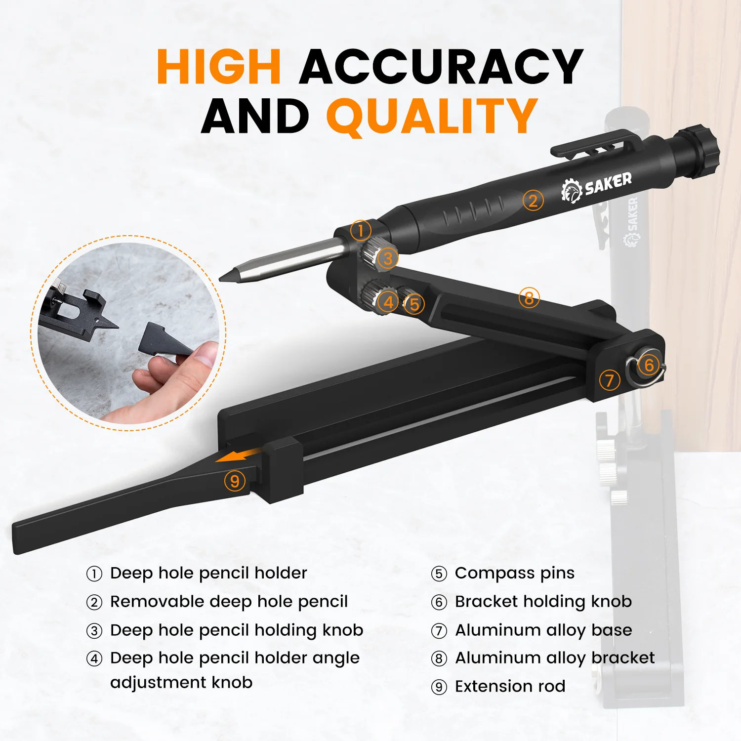 Saker Multifunctional Scribing Tool - Image 5