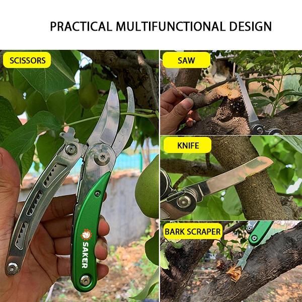 Saker Multifunctional Folding Pruning Grafting Shears - Image 5