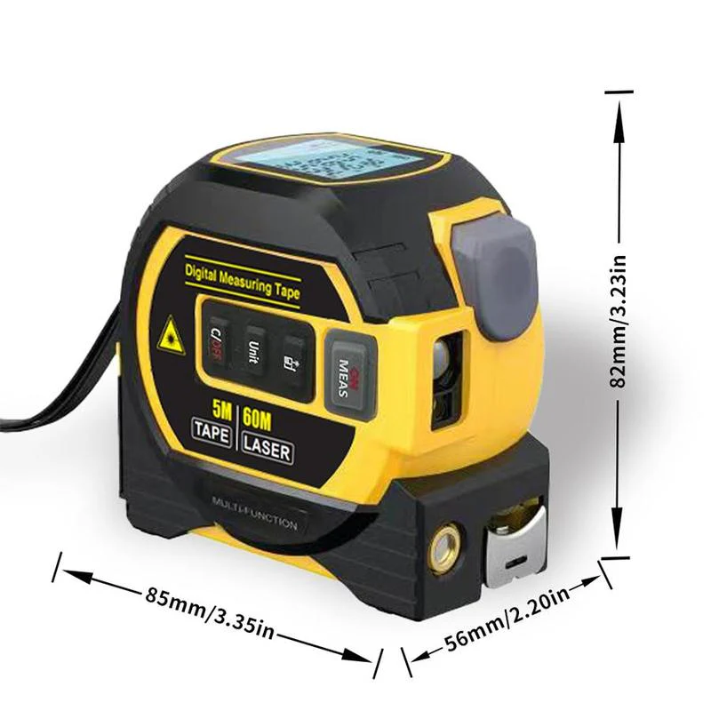 SAKER Portable 3-in-1 Infrared Laser Tape Measuring - Image 8