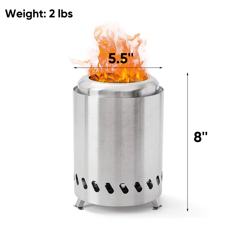 Saker Portable Smokeless Tabletop Fire Pit - Image 10