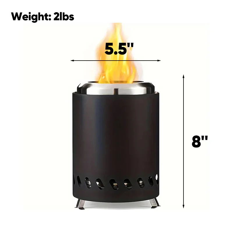 Saker Portable Smokeless Tabletop Fire Pit - Image 11