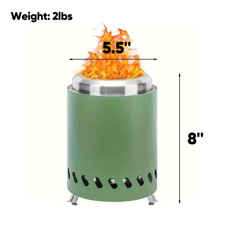 Saker Portable Smokeless Tabletop Fire Pit - Image 12