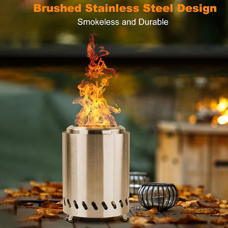 Saker Portable Smokeless Tabletop Fire Pit - Image 3
