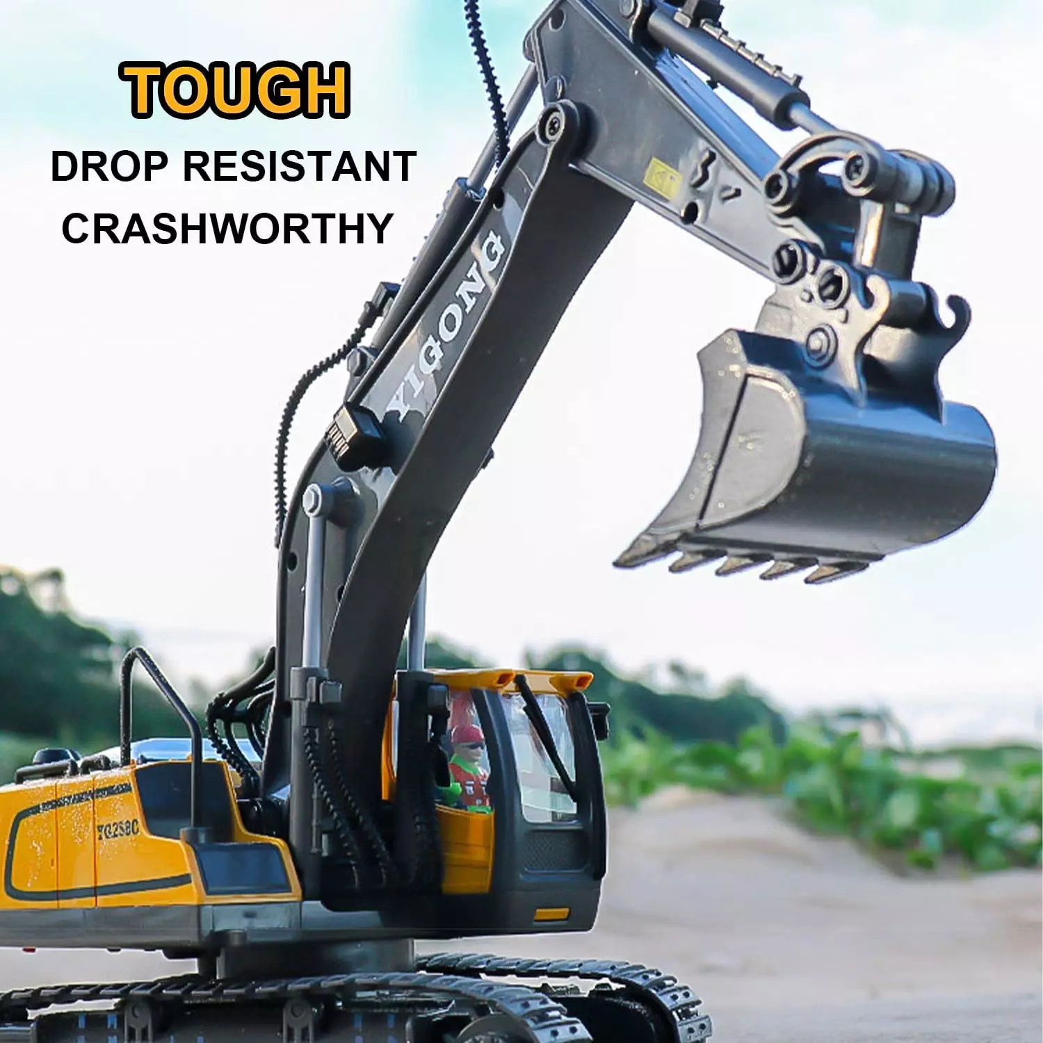 Saker Remote Control Excavator Construction Toys - Image 8