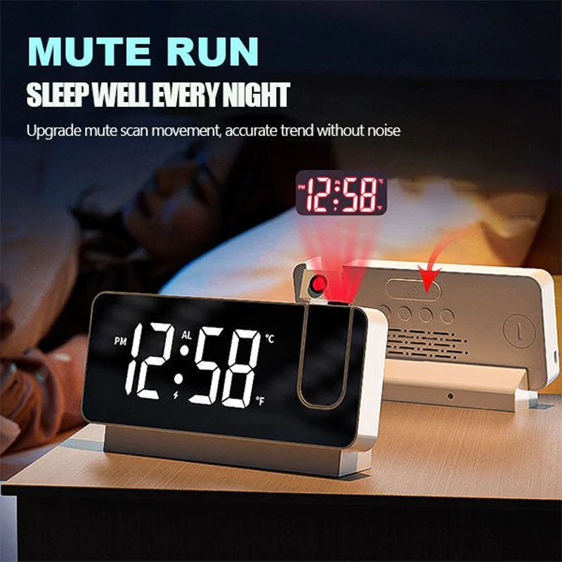 SAKER Smart Digital Projection Clock - Image 3