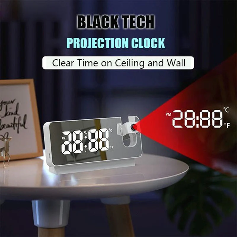 SAKER Smart Digital Projection Clock - Image 4