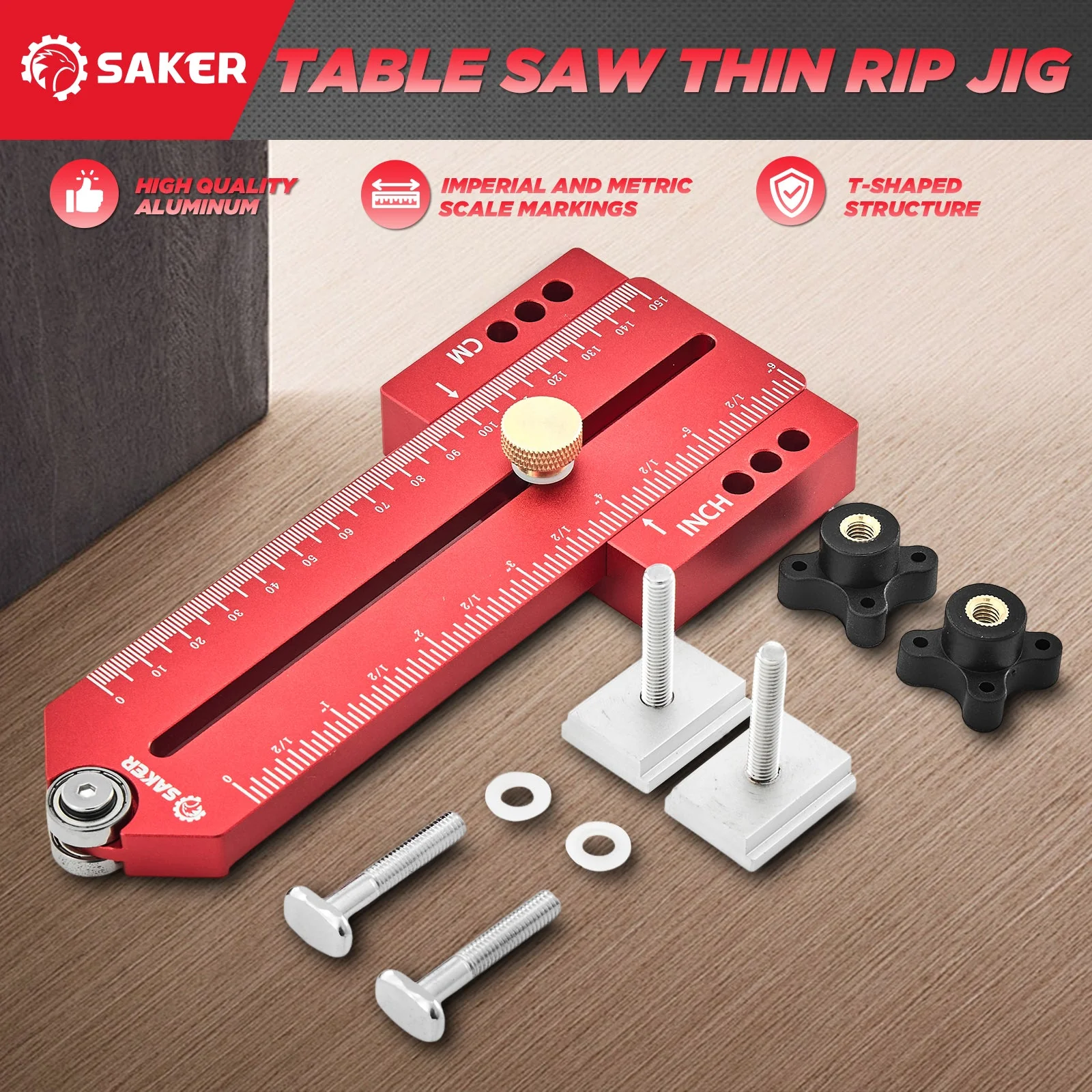 Saker Thin Rip Jig Table Saw Jig Guide - Image 7