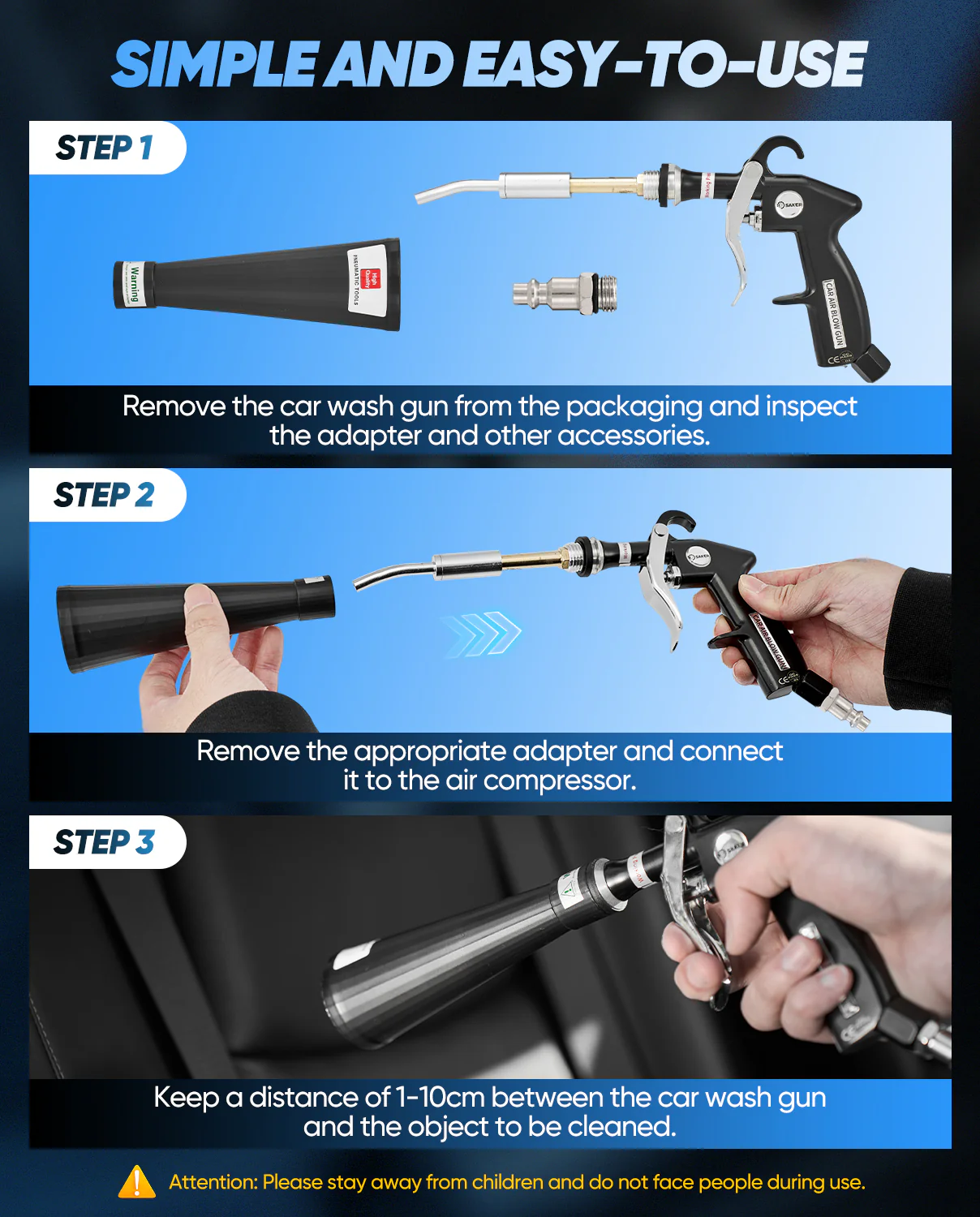 Sakerplus Tornado Dry Cleaning Gun - Image 4