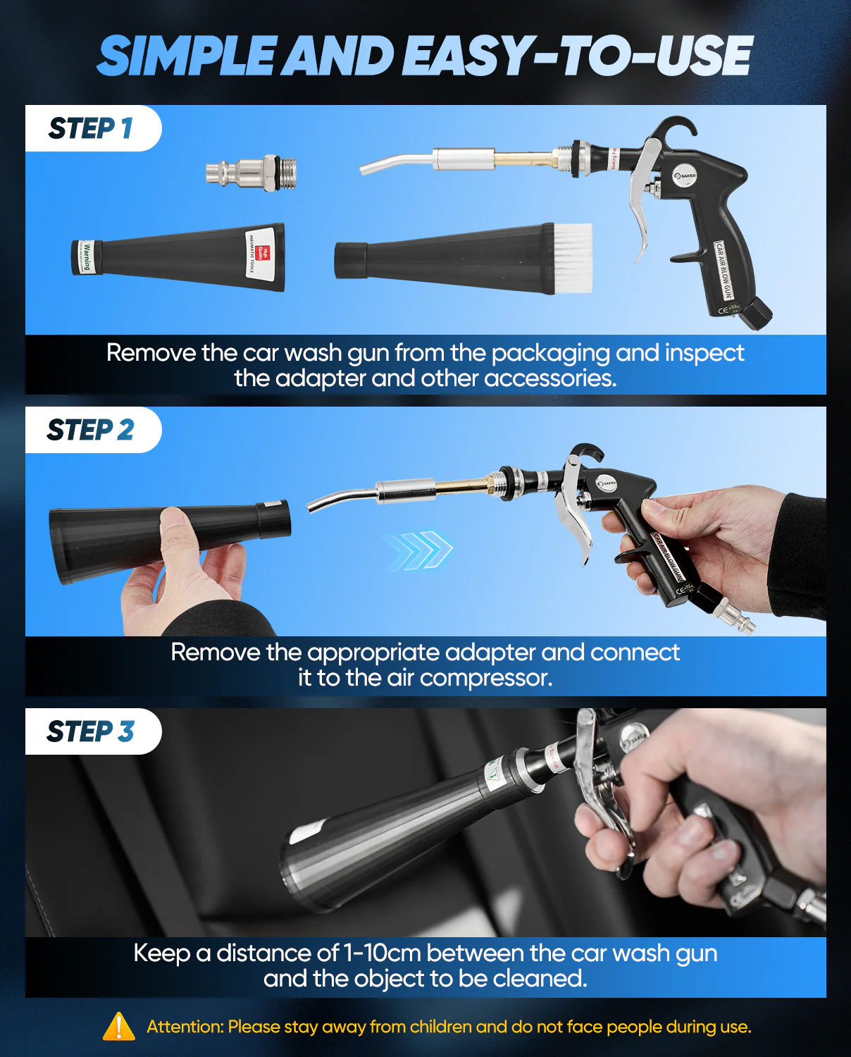 Sakerplus Tornado Dry Cleaning Gun - Image 9