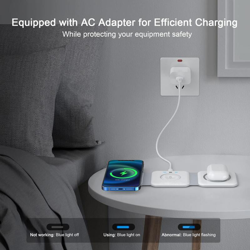Saker Triple-Fold Magnetic Wireless Charger - Image 7