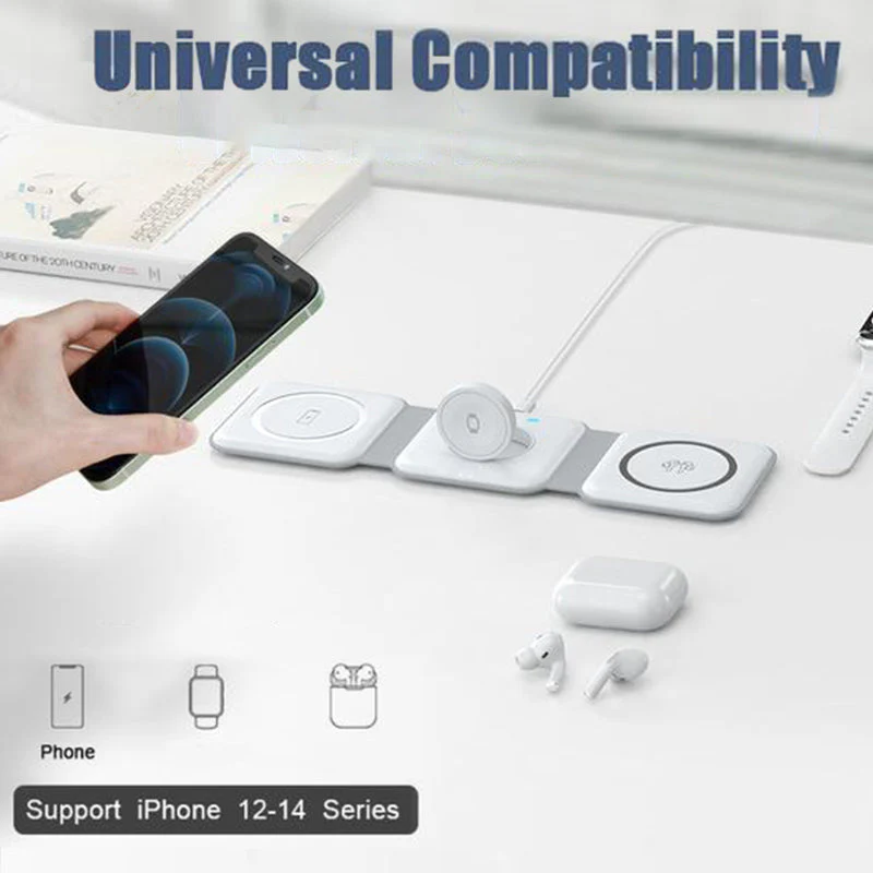 Saker Triple-Fold Magnetic Wireless Charger - Image 9