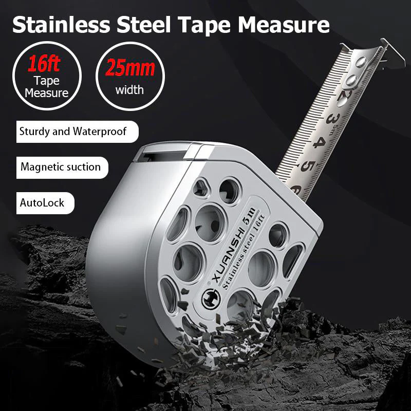 Saker Upgraded Magnetic Stainless Steel Tape Measure - Image 3