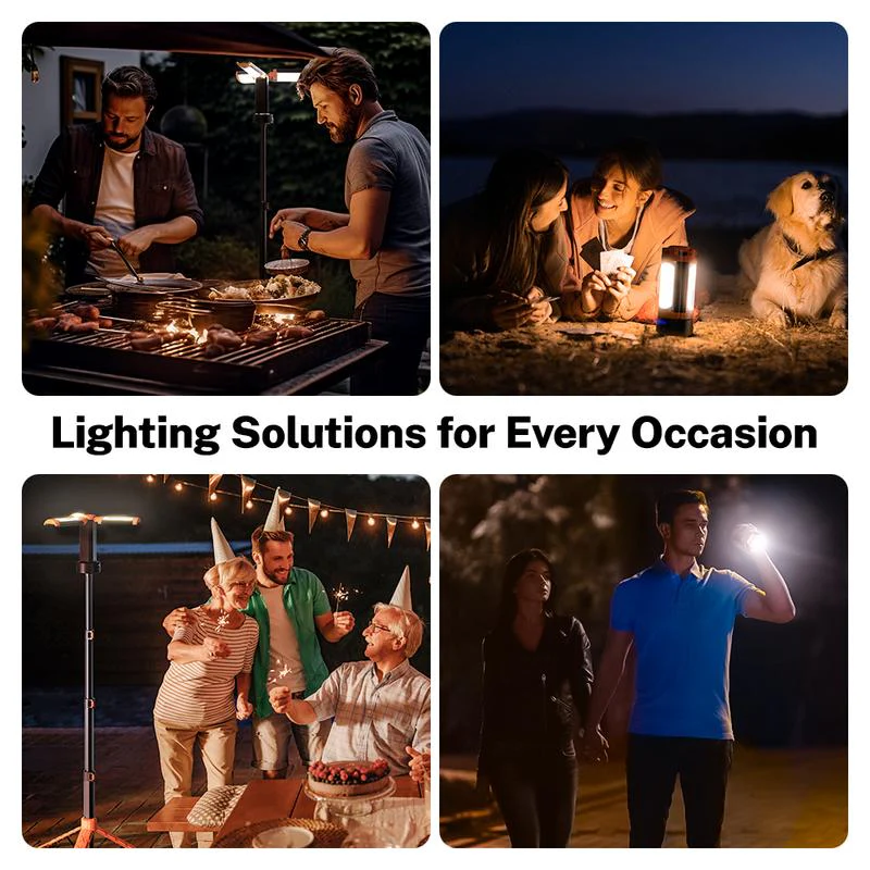 Sakerplus® Upgraded Portable Camping Light with Bracket - Image 4