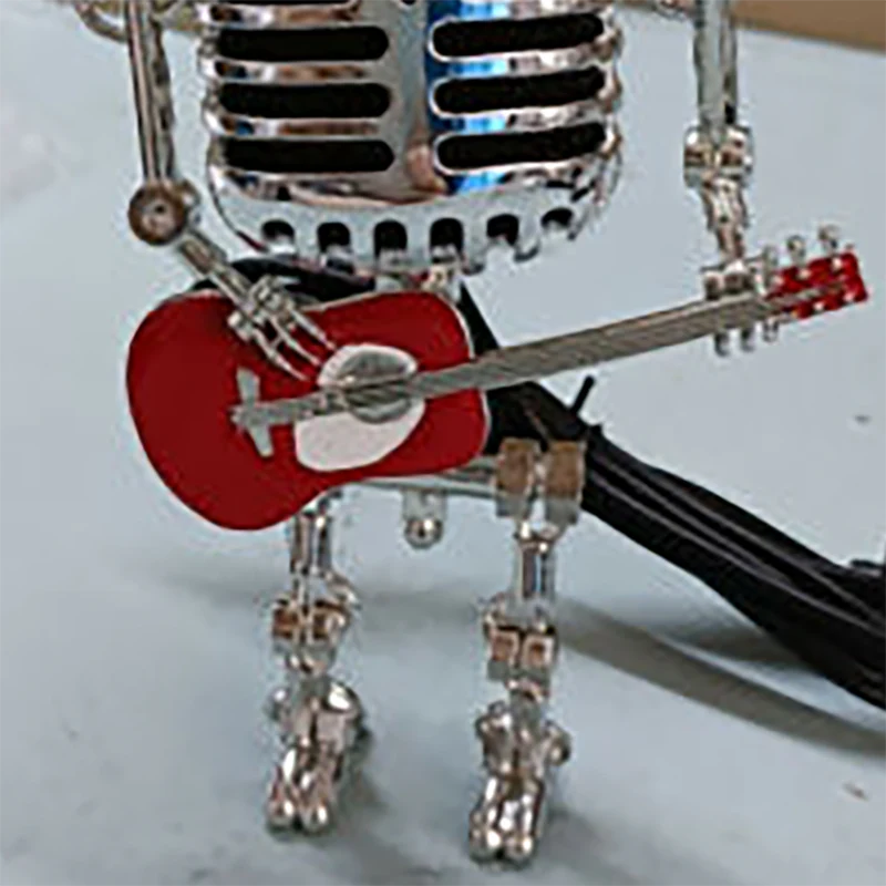 SAKER Vintage Metal Microphone Robot Desk Lamp - Image 13