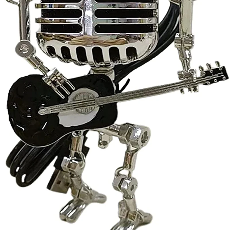 SAKER Vintage Metal Microphone Robot Desk Lamp - Image 14