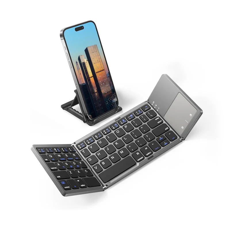 Saker wireless Bluetooth Keyboard with Touchpad - Image 12