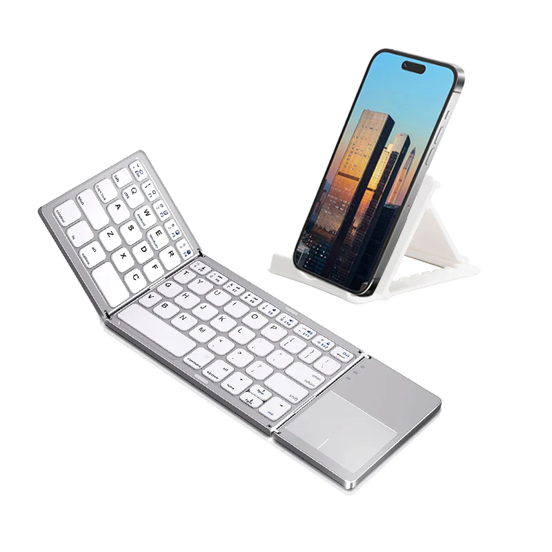 Saker wireless Bluetooth Keyboard with Touchpad - Image 14