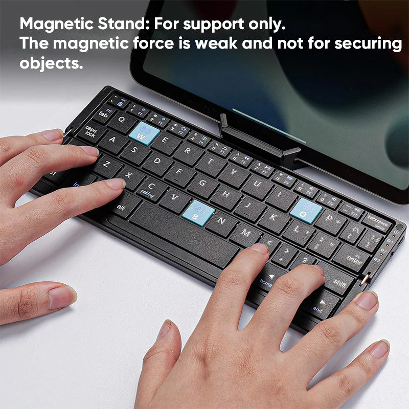 Saker wireless Bluetooth Keyboard with Touchpad - Image 6