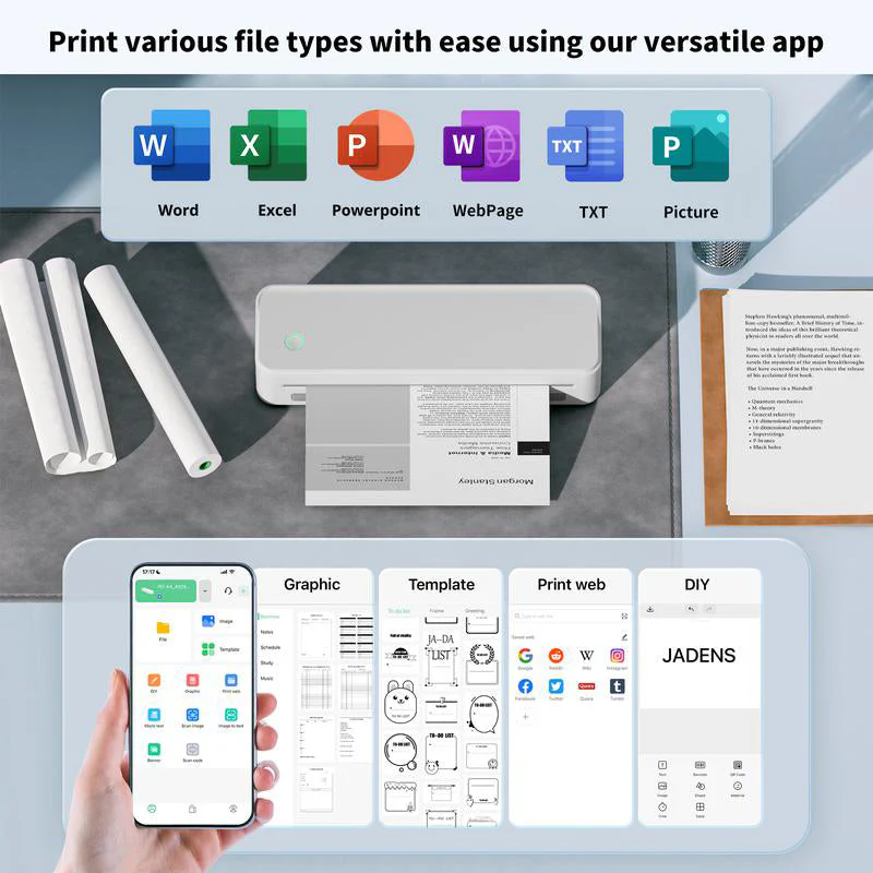 Saker Wireless Bluetooth Thermal Printer - Image 4