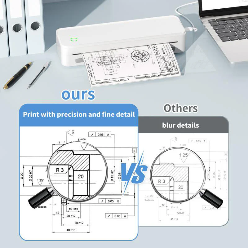 Saker Wireless Bluetooth Thermal Printer - Image 5