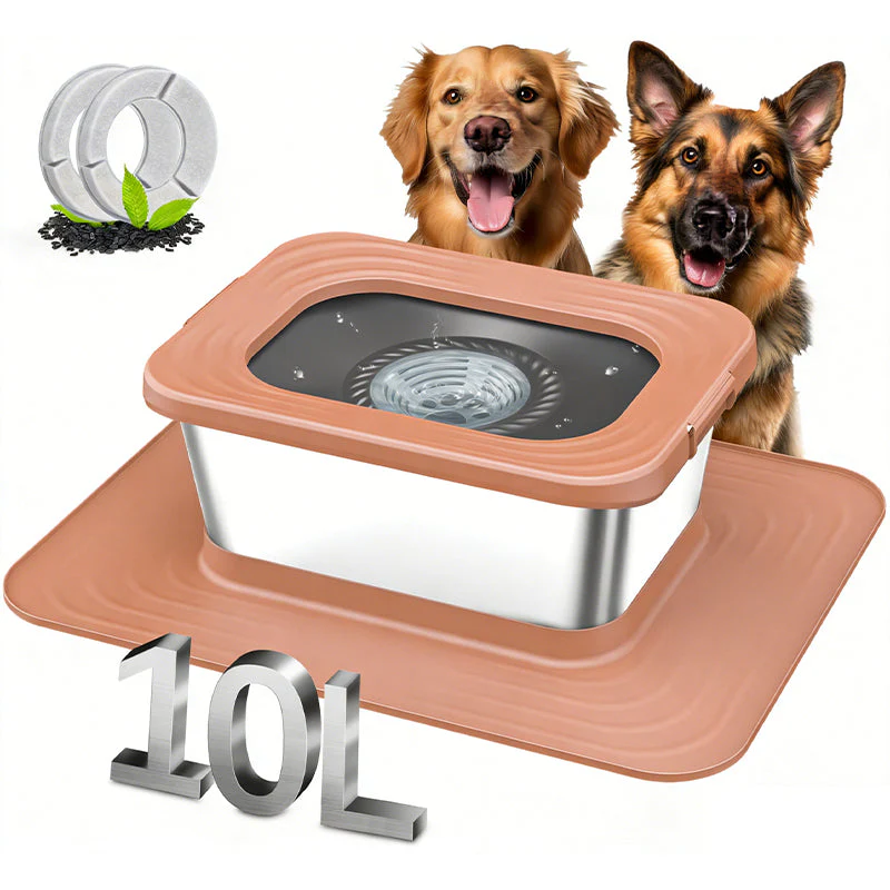 Sakerplus® 10L Stainless Steel No Spill Pet Bowl - Image 11