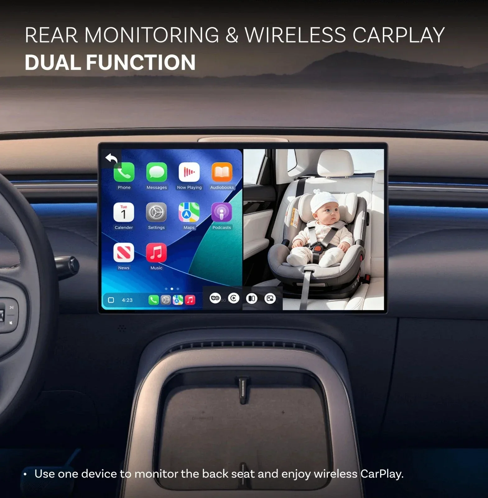 Sakerplus® 2-In-1 Baby Car Monitor - Image 10