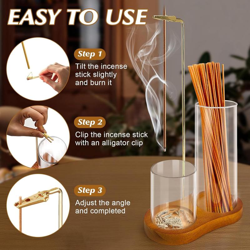 Sakerplus®  2 in 1 Incense Holder for Sticks - Image 3