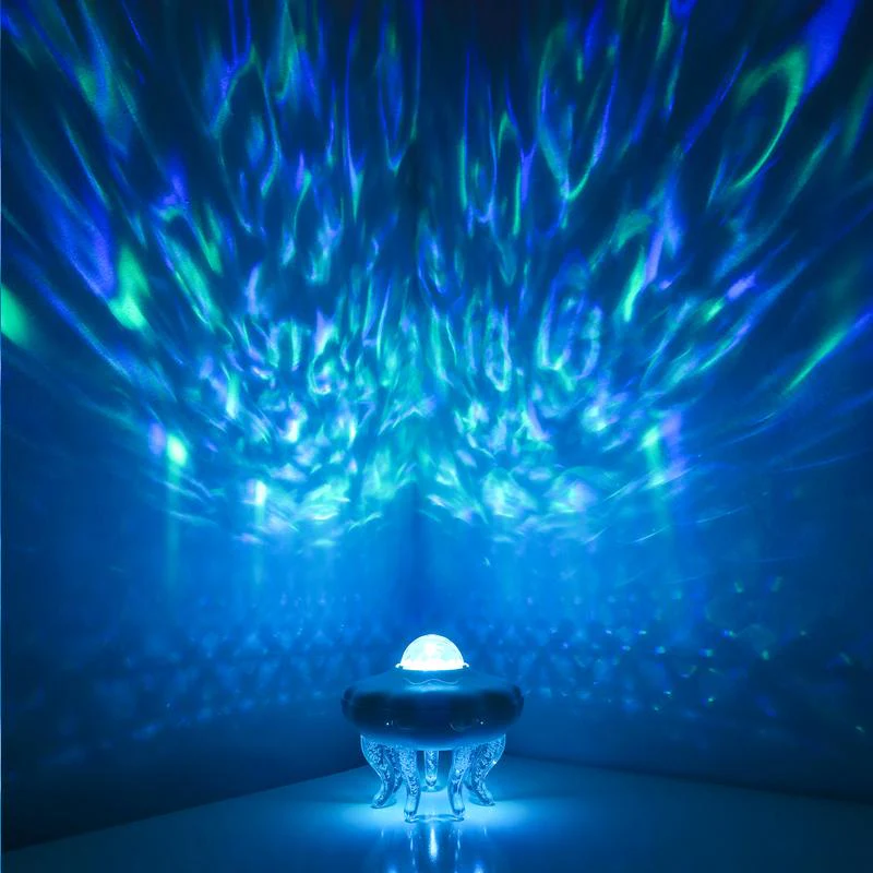 Sakerplus® 2-in-1 Ocean Wave Jellyfish Lamp - Image 7