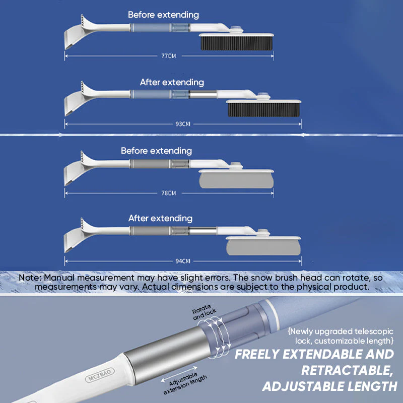 SakerplusĀ® 2-in-1 Snow Brush and Ice Scraper - Image 12