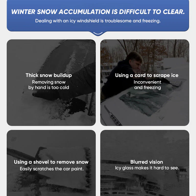 SakerplusĀ® 2-in-1 Snow Brush and Ice Scraper - Image 8