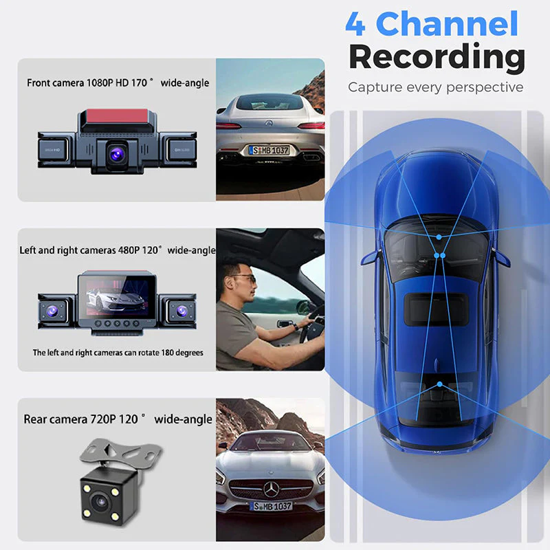 Sakerplus® 360 Front And Rear Dash Cam - Image 7
